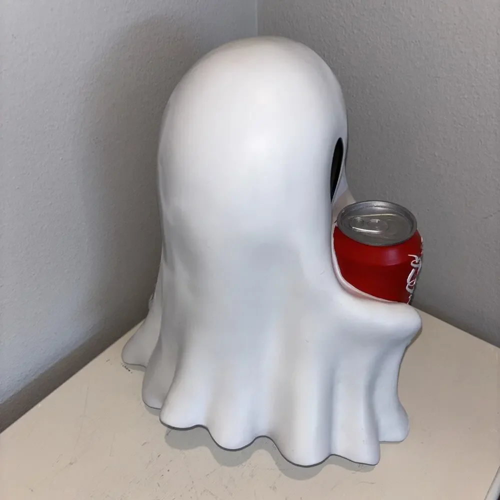 Coca-Cola Ghost Holding a Coke Can Halloween Figurine Summerween Viral TikTok